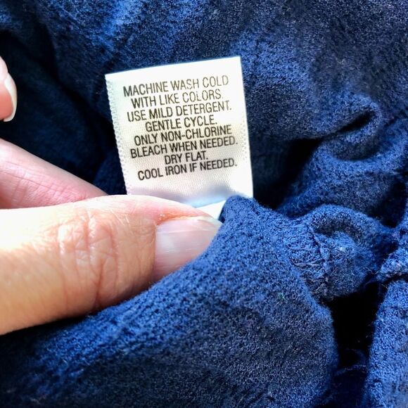 Dana Buchman Womens Size Medium Dress Blue Textured Wear - Picture 7 of 7